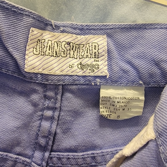 Women's Vintage Jeanswear by Chego Denim Shorts Size 8 - Picture 7 of 7